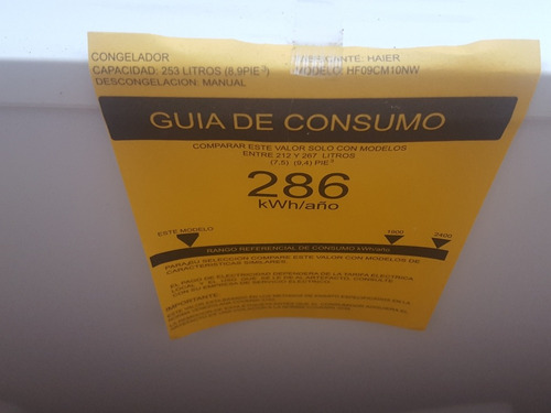 Congelador 256 Litros