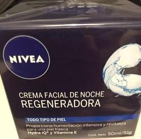 Crema Facial De Noche Regeneradora Nivea 50ml/51g 5 Vrdes