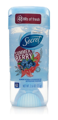 Desodorante Secret Gel Summer Berry 2.6 Oz