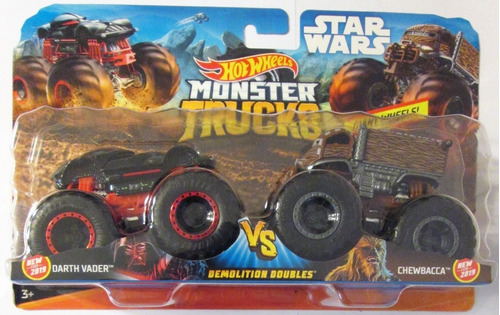 Hot Wheels Monster Jam Trucks Paquete De 2 Star Wars E/1:64