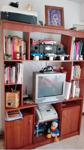 Mueble Para Tv Y Biblioteca Usado