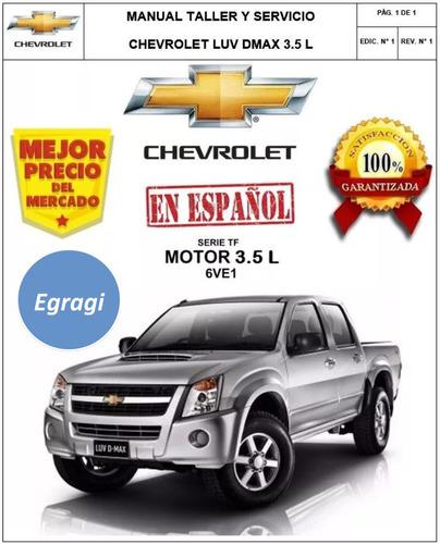 Pack Manual Taller Motor 6ve1 Luv Dmax 3.5 L Mecanica + Ebd