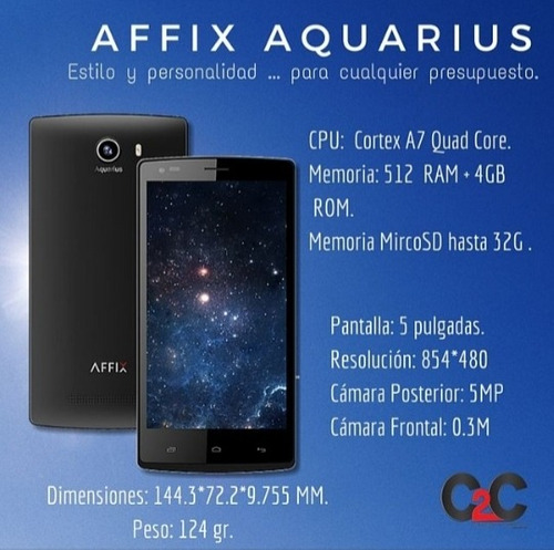 Celular Affix Aquarius