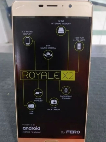 Celular Marca Fero Modelo Royale X2 32gb 3ram