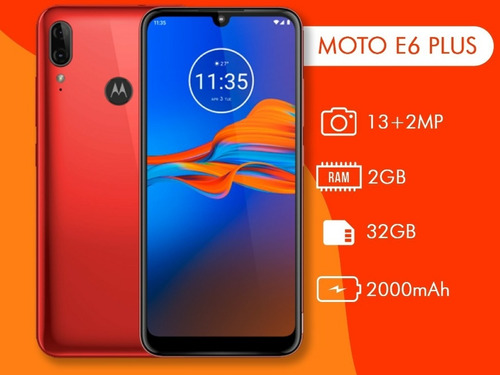 Celular Moto E 6 Plus. Motorola
