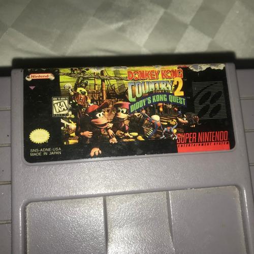 Juego Super Nintendo Snes Donkey Kong Country 2 Coleccion