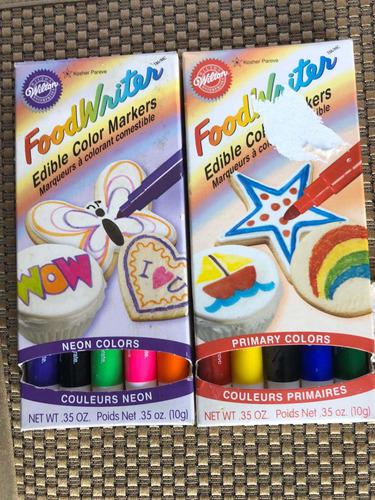 Marcadores De Tinta Comestible Marca Wilton Set De 5 Colores