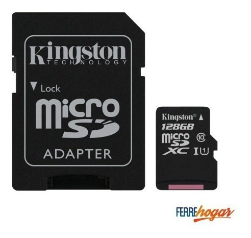 Memoria Kingston Micro Sd 128gb + Adaptador (original)