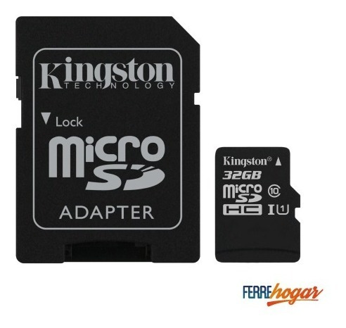 Memoria Kingston Micro Sd 32gb + Adaptador (original)