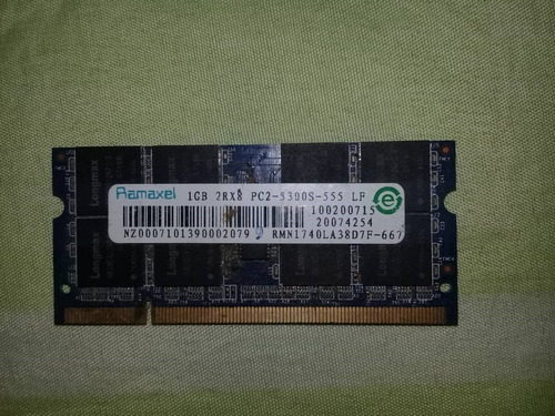 Memoria Laptop 1gb Ddrmhz Pcs