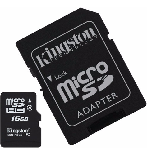 Memoria Micro Sd 16 Gb Marca Kingston Original
