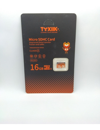 Memoria Micro Sd 16 Gb Toxiik Clase 10