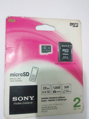 Memoria Micro Sd 2gb Nueva