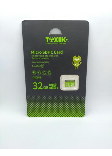 Memoria Micro Sd 32 Gb Toxiik Clase 10