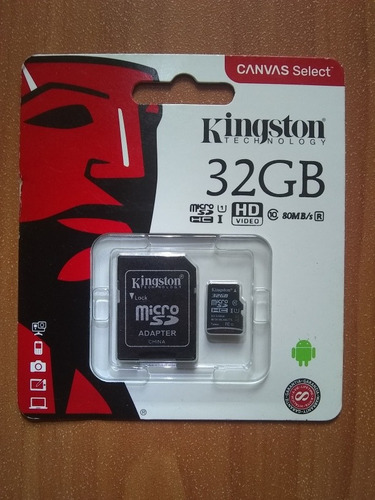 Memoria Micro Sd 32gb Kingston Class verds