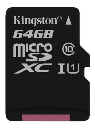 Memoria Micro Sd 64 Gb Kingston Clase 10 A1 ¡mercado