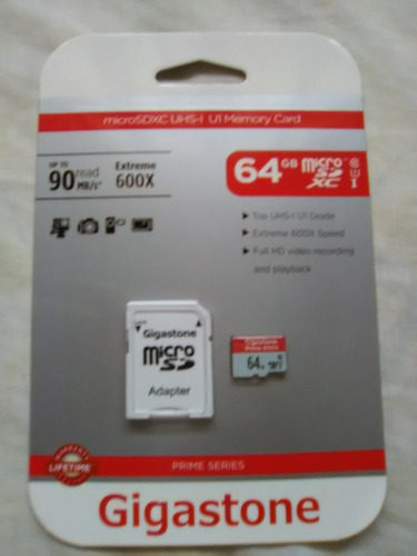 Memoria Micro Sd 64 Gb Marca Gigastone