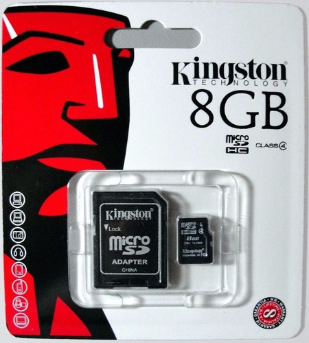 Memoria Micro Sd 8gb Kingston 100% Original