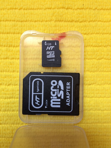 Memoria Micro Sd De 4g Con Su Adaptador,