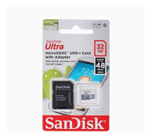 Memoria Micro Sd Hc Sandisk 32gb Clase 10 Originales Nuevas