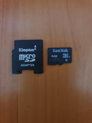 Memoria Micro Sd Sandisk Con Adaptador 4gb