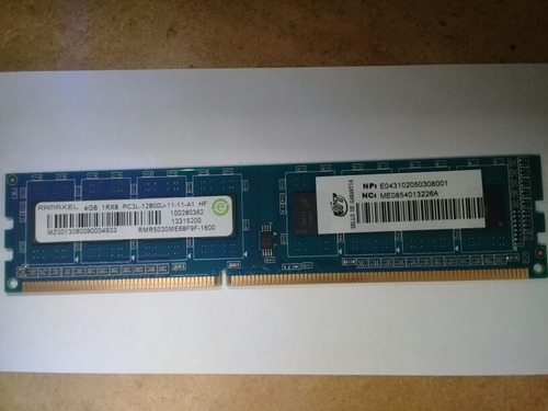 Memoria Para Pc Ddr3 De 4 Gb