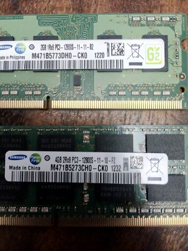 Memoria Ram De 2gb Lapton Pcs