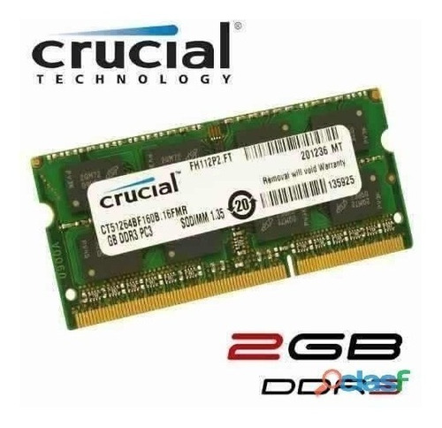 Memoria Ram De Laptop Ddr3 2 Gb