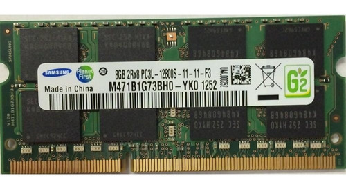 Memoria Ram Laptop 8 Gb Pc3l-s Ddr3l  Mhz Sodimm