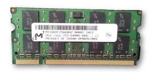Memoria Ram Para Laptop Ddr2 2gb 800mhz Pcs Tienda