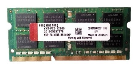 Memoria Ram Para Laptop Ddr3 4gb mhz Pcs