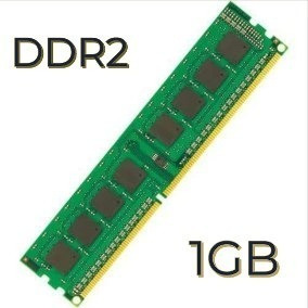 Memoria Ram Para Pc Ddr2 1 Gb  Mhz