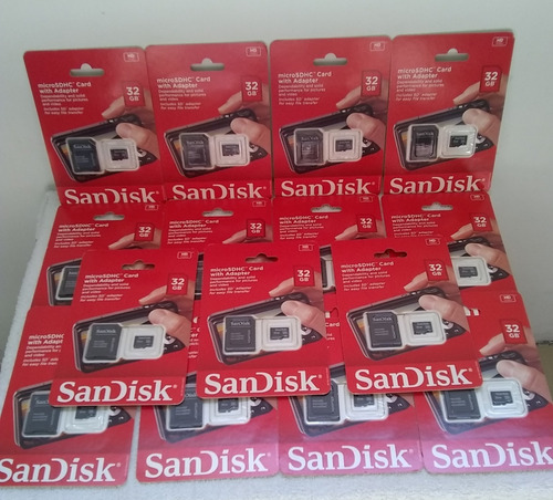 Micro Sd 32 Gb Sandisk Nuevas Y Originales, Garantía 30