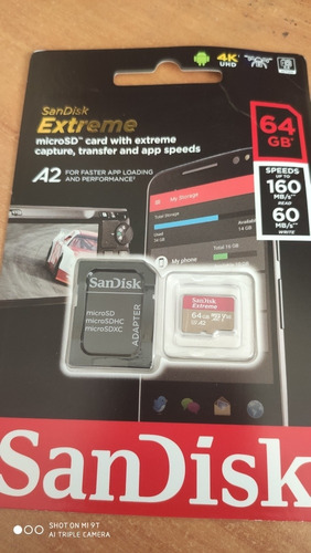 Micro Sd Sandisk 64gb Clase 10