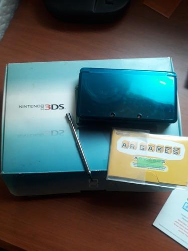 Nintendo 3ds Usado. +3juegos+estuche+forro. 100 Verdes