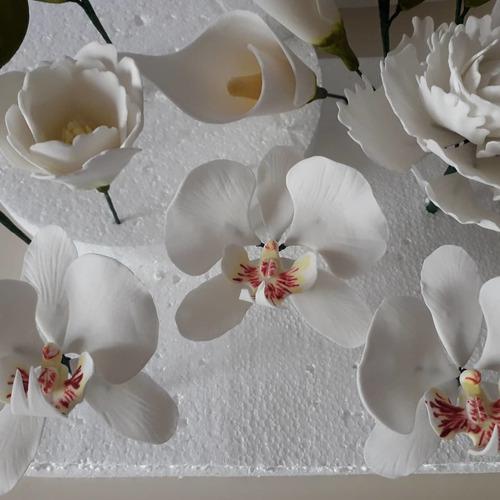 Orquideas Flores Comestibles Pastillaje Fondant