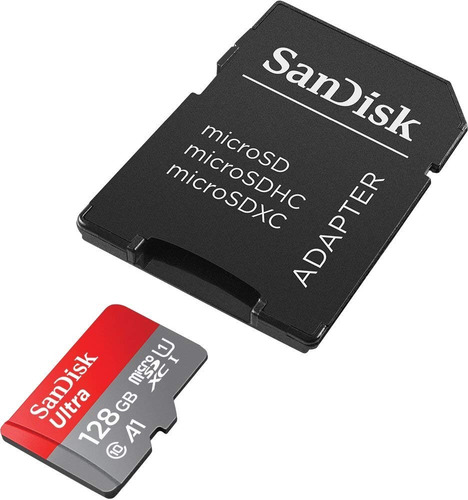 Sandisk 128 Gb Ultra Microsd Xc Uhs-i Card Con Adaptador