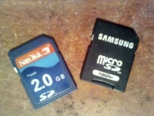 Tarjetas Memoria Sandisk Sdhc / Sdxc + Adaptador Samsung Sd