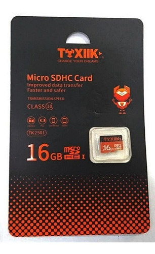 Tarjetas Micro Sd 16gb Toxiik Clase 10 Originales