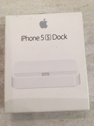 Apple Dock iPhone 5s Carga Sincroniza Y Reproduce Musica