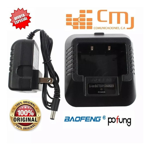 Baofeng Uv-5r Cargador De Mesa Compatible Con Icom