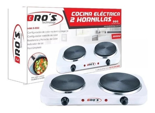 Cocina Electrica 2 Hornillas Bros Technolgy 110v w