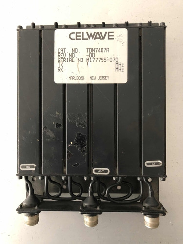 Duplexer Celwave De 6 Cavidades Banda  Mhz