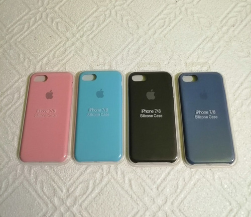 Forro Estuche Silicon iPhone 7 Y 8 Case Original