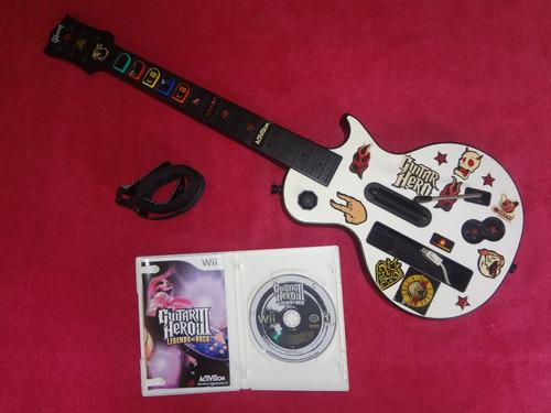 Guitar Hero 3 Para Wii En Buen Estado (juego Y Guitarra)