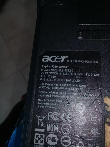 Laptop Acer Aspire Repuesto