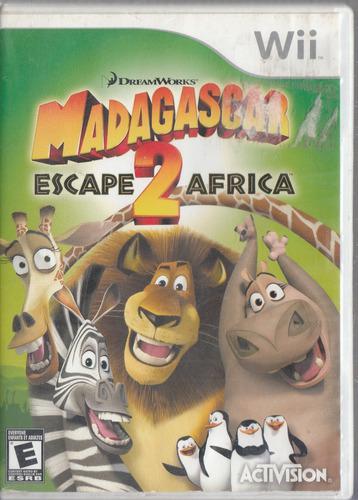 Madagascar. Escape 2 Africa Wii. Juego Original Us. Qq. A8
