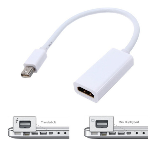 Mini Display Port Dp Thunderbolt A Hdmi p Mac Oferta!!