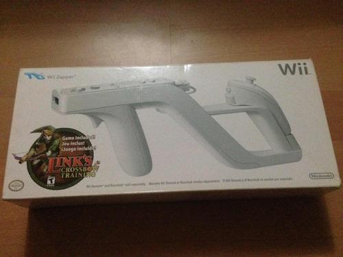 Wii Zapper + Juego Links Crossbow Training Nintendo Wii