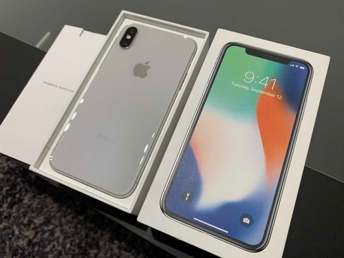 iPhone X 64 Gb Silver Liberado 4g Lte Impecable 520us